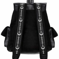 ReStyle Runic Moon Black Backpack - Black And White