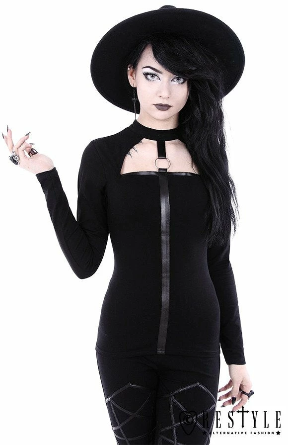 ReStyle Scarlett Blouse Witchy Shirt With O-Ring Women's Stuff 3 ReStyle Scarlett Blouse Witchy Shirt With O-Ring Women's Stuff