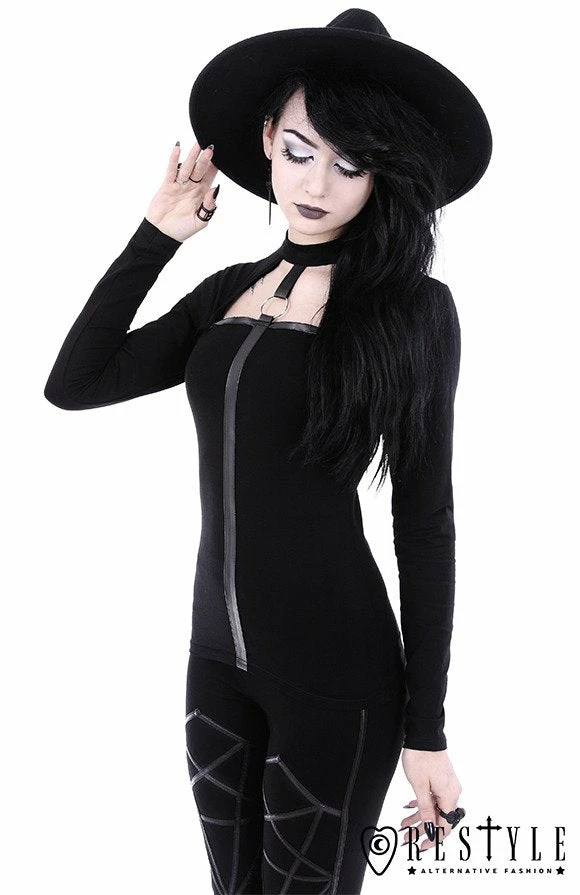 ReStyle Scarlett Blouse Witchy Shirt With O-Ring Women's Stuff 4 ReStyle Scarlett Blouse Witchy Shirt With O-Ring Women's Stuff