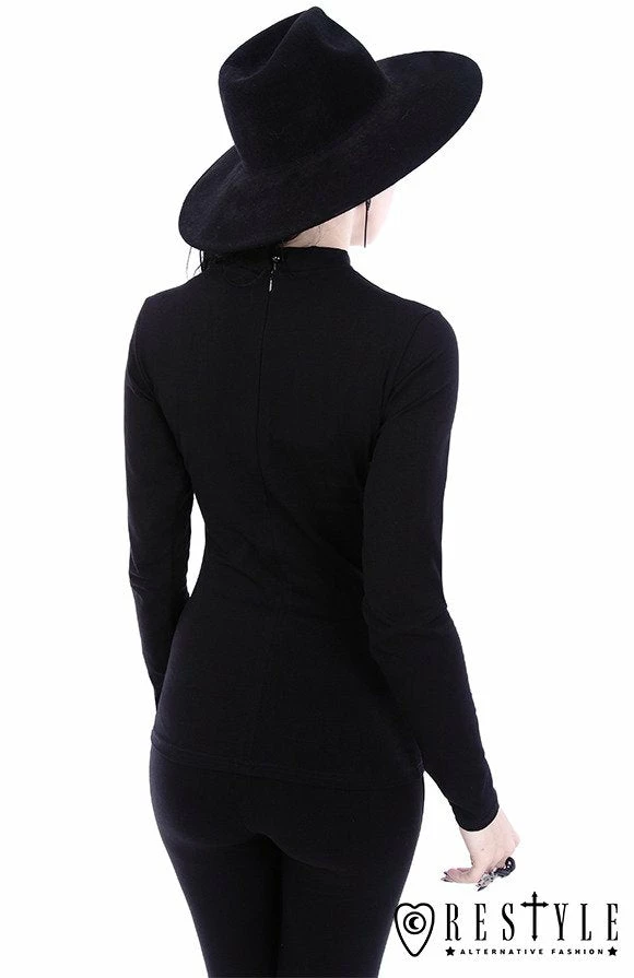 ReStyle Scarlett Blouse Witchy Shirt With O-Ring Women's Stuff 5 ReStyle Scarlett Blouse Witchy Shirt With O-Ring Women's Stuff