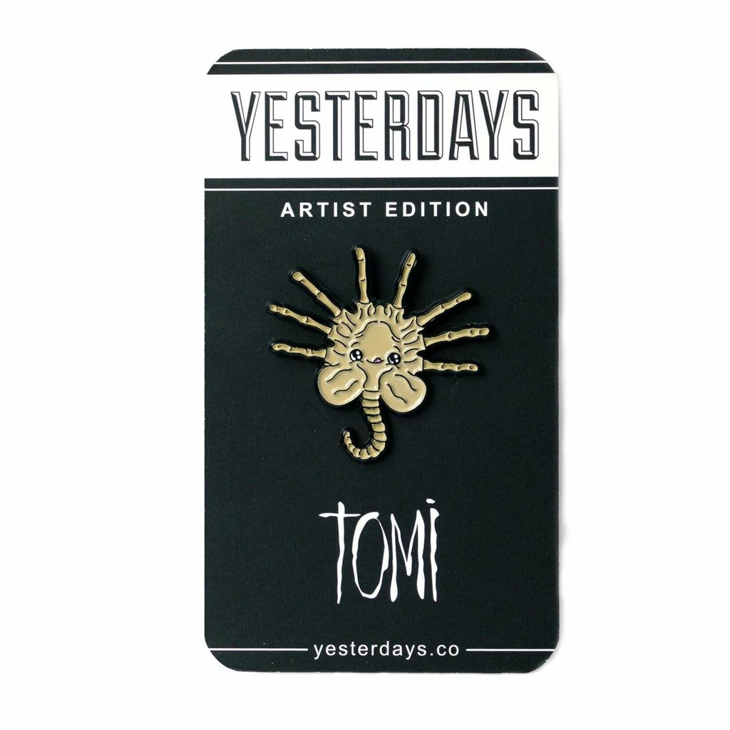 Yesterdays Pins Face Hugger Enamel Pin By Tomi Monstre 4 Yesterdays Pins Face Hugger Enamel Pin By Tomi Monstre