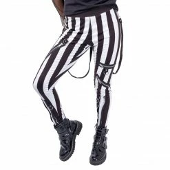 Heartless Women's Stuff Ghosted Leggings - Black & White