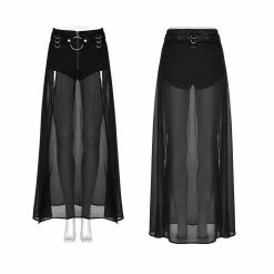 Punk Rave Women's Stuff Raising Hell Skirt - Matte Black