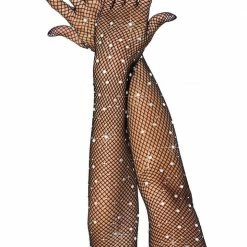 Leg Avenue Accessories Rhinestone Opera Length Gloves