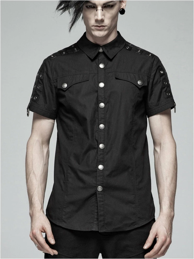 Punk Rave Men's Stuff Marduk Shirt 5 Punk Rave Men's Stuff Marduk Shirt