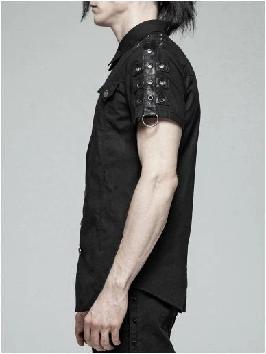 Punk Rave Men's Stuff Marduk Shirt 7 Punk Rave Men's Stuff Marduk Shirt