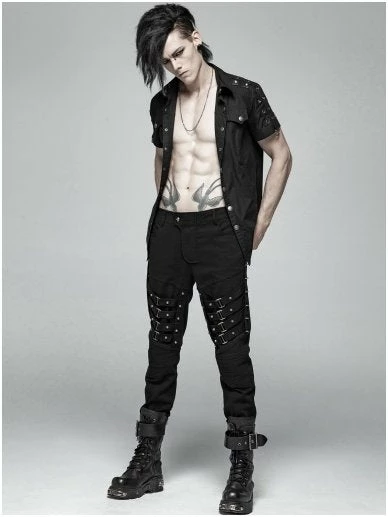 Punk Rave Men's Stuff Marduk Shirt 11 Punk Rave Men's Stuff Marduk Shirt