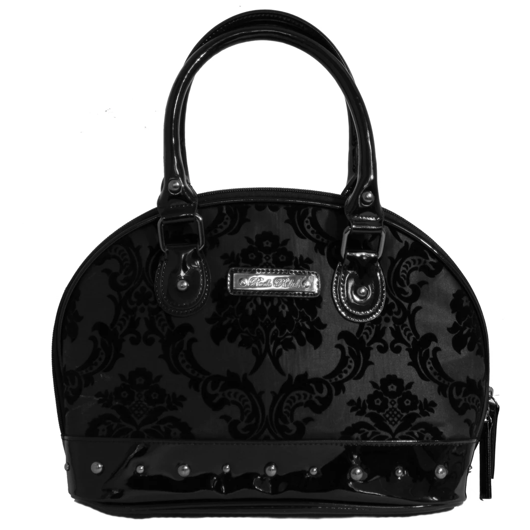 Rock Rebel Damask Marguax Hand Bag In Black Bags & Backpacks 3 Rock Rebel Damask Marguax Hand Bag In Black Bags & Backpacks