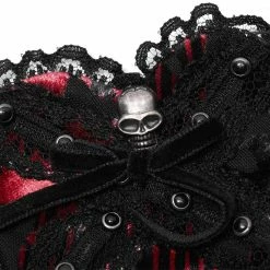 Punk Rave Women's Stuff Gothic Heart Skull Lace Eye Patch