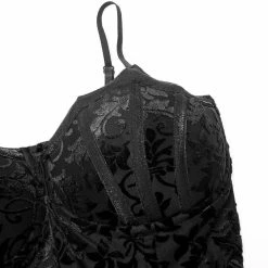 Punk Rave Women's Stuff Gothic Strappy Ruffle Layered Slip Dress