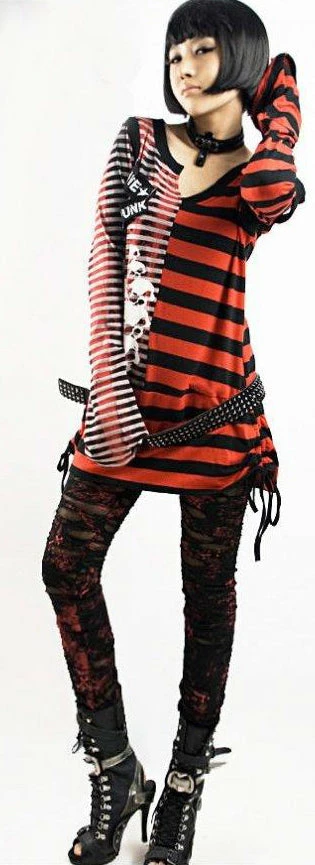 Punk Rave Women's Stuff Ripped Off Leggings 6 Punk Rave Women's Stuff Ripped Off Leggings