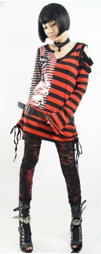 Punk Rave Women's Stuff Ripped Off Leggings 7 Punk Rave Women's Stuff Ripped Off Leggings