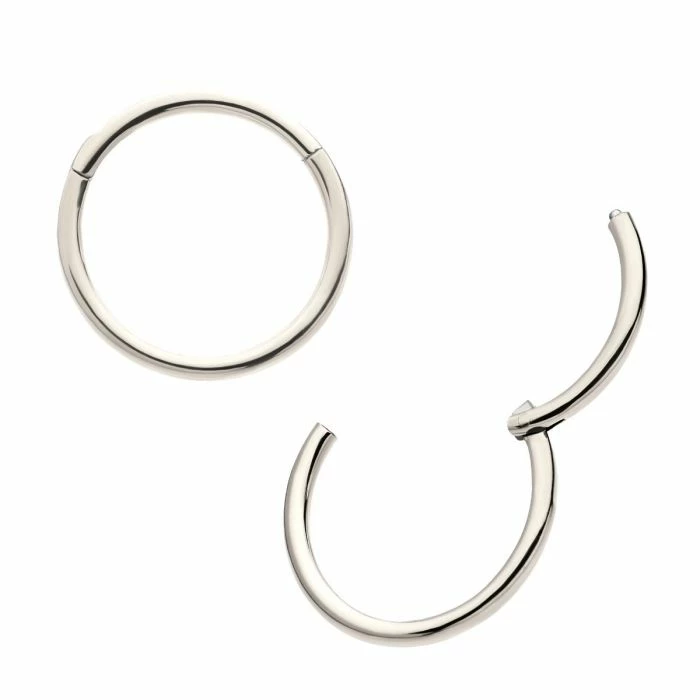 BodyVibe Jewelry Surgical Steel Basic Hinged Segment Ring - 18g 3/8" 3 BodyVibe Jewelry Surgical Steel Basic Hinged Segment Ring - 18g 3/8"