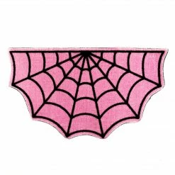 Sourpuss Spiderweb Rug Small - Pink Gift Ideas