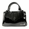 Sourpuss Locked Out Purse - Glossy Black 2 Sourpuss Locked Out Purse - Glossy Black