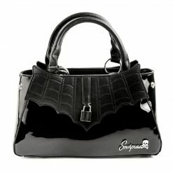 Sourpuss Locked Out Purse - Glossy Black