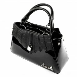 Sourpuss Locked Out Purse - Glossy Black