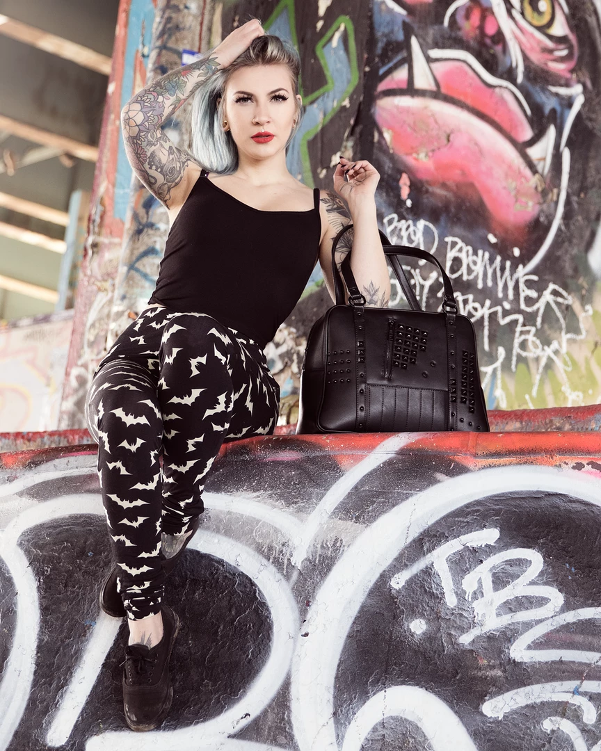 Sourpuss Bags & Backpacks Idoless Bowler Purse 7 Sourpuss Bags & Backpacks Idoless Bowler Purse