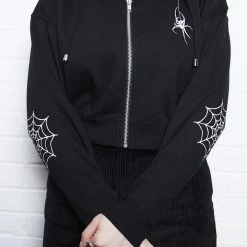 Mary Wyatt London Spinnerette Cropped Zip Hoodie Women's Stuff