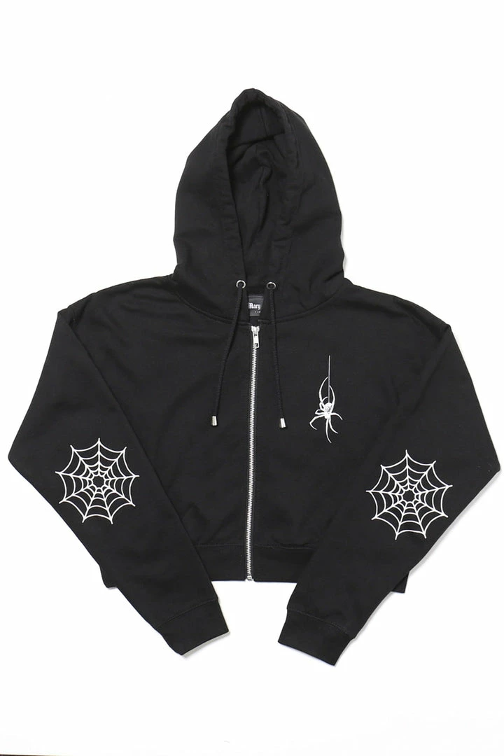 Mary Wyatt London Spinnerette Cropped Zip Hoodie Women's Stuff 5 Mary Wyatt London Spinnerette Cropped Zip Hoodie Women's Stuff