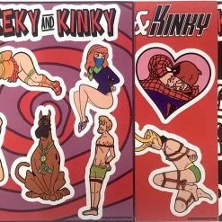 Geeky And Kinky Sticker Sheet Set 3-Pack