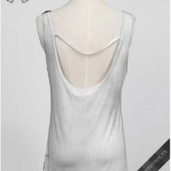 Punk Rave White Watercolor Tank Top