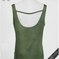 Punk Rave Green Watercolor Top